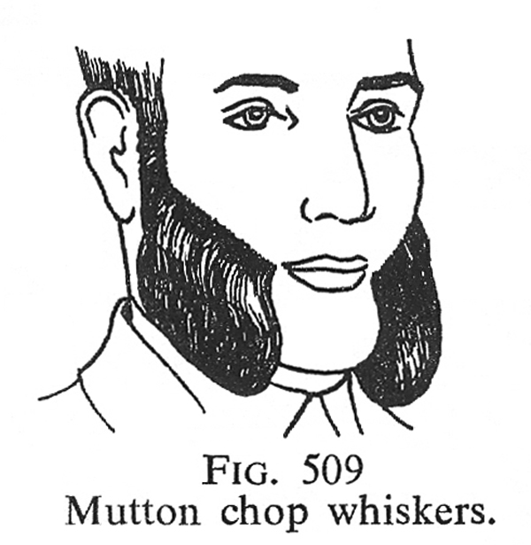 Esther M Zimmer Lederberg Friendly Mutton Chop Whiskers